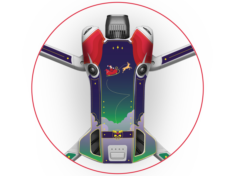 Yule Whispers Drone Skin for DJI Mini 4 Pro